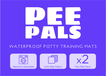 Reusable Waterproof Potty Training Mats (Pack of 2)